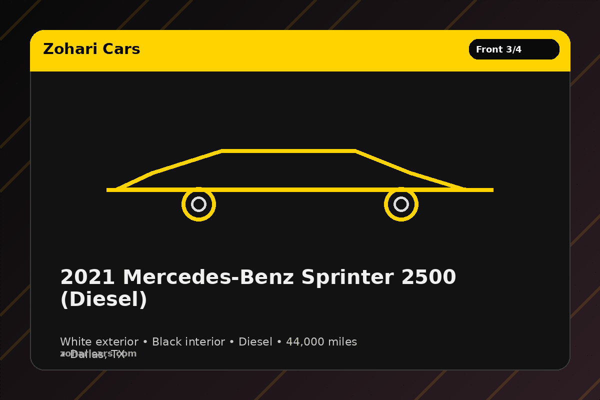 2021 Mercedes-Benz Sprinter 2500 Cargo cover