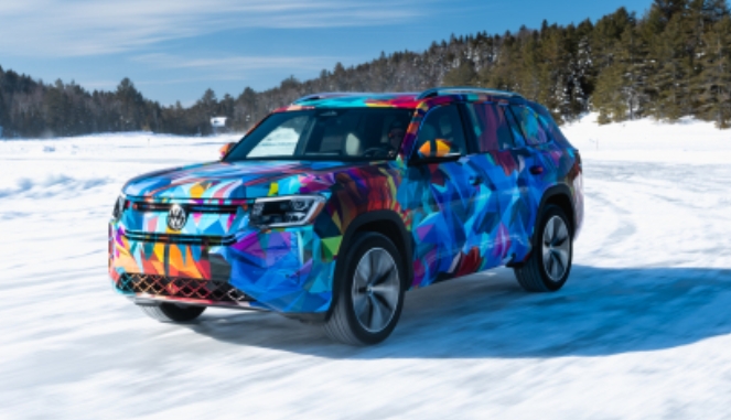 Conquering the Cold: 2027 Volkswagen Atlas Makes Surprise Debut in Québec’s Winter Wilderness