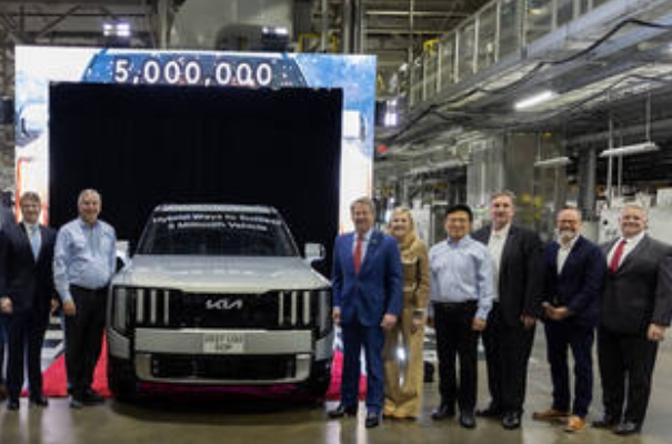 A Milestone Triple Play: Kia Georgia Commences Production of the All-New 2027 Telluride