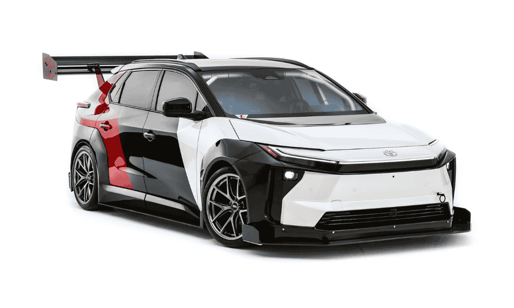 Toyota bZ Time Attack Concept — all-electric AWD racer lights up SEMA 2025.