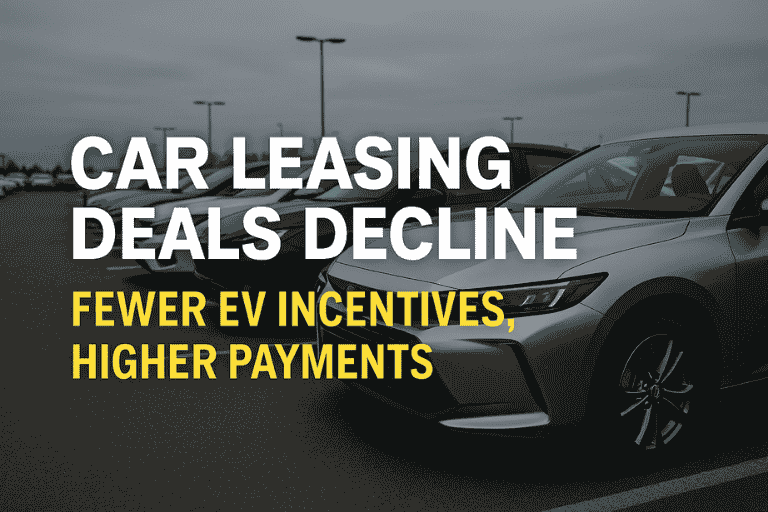 Leasing gets tougher in November — fewer EV incentives, higher payments, and stricter approvals.