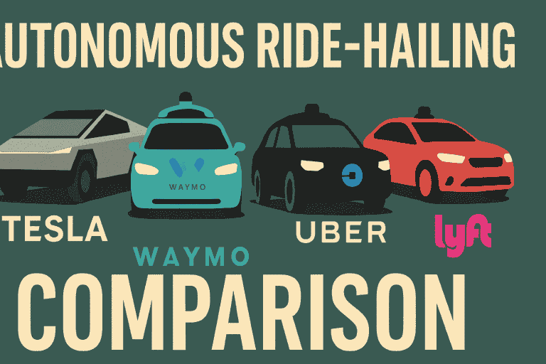 Tesla Robotaxi vs Waymo vs Uber vs Lyft – 2025 Autonomous & Ride-Sharing Comparison